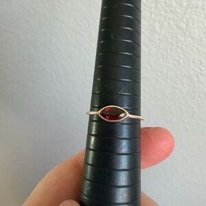 Garnet Stackable Ring